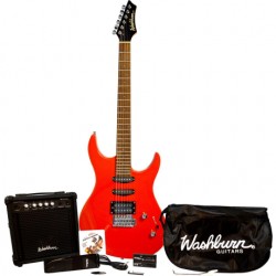 Guitarra Eléctrica WASHBURN GUITARRA WASHBURN ELECTRICA RX10PAK ISWASRX10PAKFER - Envío Gratuito