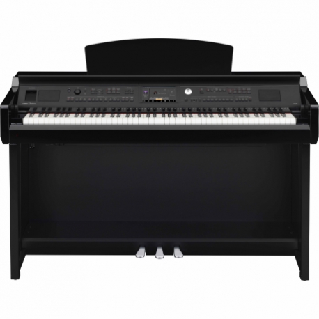 Pianos Digital YAMAHA Piano Clavinova CVP Intermedio Negro Brillante  NCVP605PE - Envío Gratuito