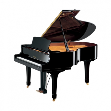 Pianos Acustico YAMAHA Piano de cola 186 cm. (Negro Brillante) con banco  PCX3PE - Envío Gratuito