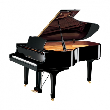 Pianos Acustico YAMAHA Piano de cola 212 cm. (Negro Brillante) con banco PCX6PE - Envío Gratuito