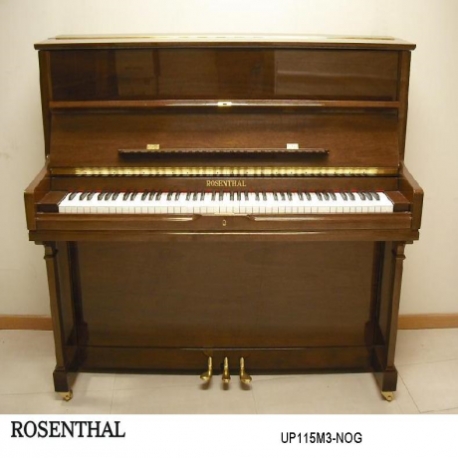 Pianos Acustico ROSENTHAL PIANO VERTICAL 115M3 NOGAL ESTUDIO C/BANCA ROSENTHAL  UP115M3-NOG - Envío Gratuito