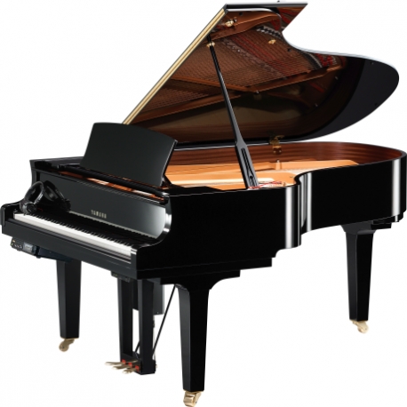 Pianos Acustico YAMAHA Piano Disklavier de cola E3 200 cm Serie X Negro Brillante, incl. Banco y 2 bocinas MSP3  PDC5XE3PESET - 