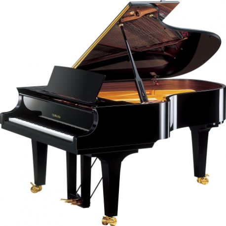 Pianos Acustico YAMAHA Piano de cola Serie Concierto CF 191cm. (Negro Brillante) con banco PCF4PE - Envío Gratuito