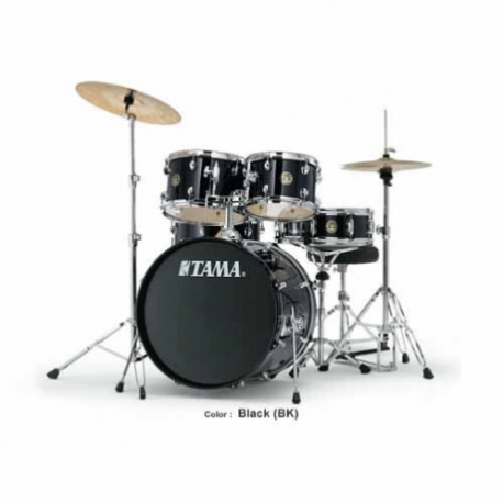 Baterias Acustica TAMA BATERIA RHYTHM MATE 5PZAS. NGA.C/ATRIL MOD. RH52KH5-BK  3000838 - Envío Gratuito