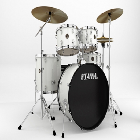 Baterias Acustica TAMA BATERIA RHYTHM MATE 5PZAS. BCA. C/ATRI MOD. RH52KH5-WH  3000841 - Envío Gratuito