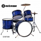 Baterias Acustica EXTREME BATERIA JUNIOR AZUL 5 PZAS ARO NEGRO  EXBT026 - Envío Gratuito