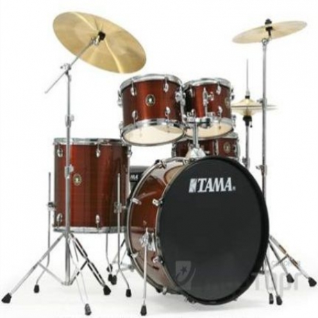 Baterias Acustica TAMA BAT. TAMA RHYTHM MATE 5PZAS. ROJA C/ATRI Mod.RH52KH5-RDS  3000840 - Envío Gratuito