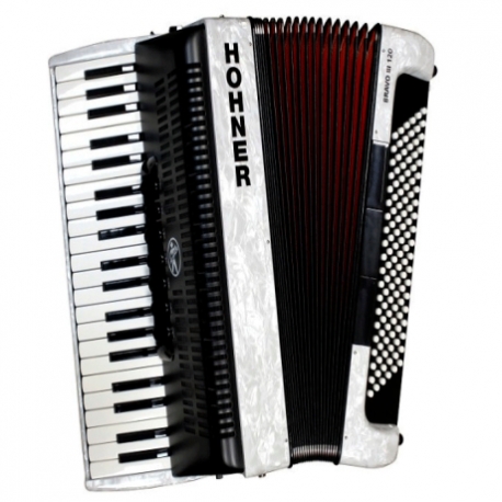 ACORDEON HOHNER BRAVO III,41T.120B.BLANCOC/M MOD. A1681S 1100400 - Envío Gratuito