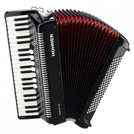 ACORDEON HOHNER BRAVO III,41T.120B.NGO.C/M MOD. A1682S 1100449 - Envío Gratuito