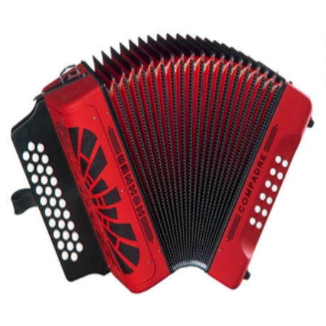 ACORDEON HOHNER COMPADRE,DIAT.FA-SIB-MIB,R MOD. A4844S  1100465 - Envío Gratuito