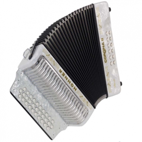 ACORDEON HOHNER CORONA II DIAT.FA-SIB-MIB MOD. A5642S 1000230 - Envío Gratuito