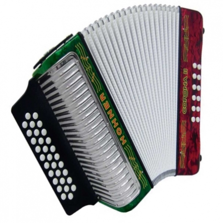 ACORDEON HOHNER CORONA II DIAT.FA-SIB-MIB MOD. A5649S  1000233 - Envío Gratuito