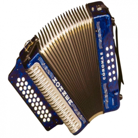 ACORDEON HOHNER CORONA II DIAT.SOL-DO-FA A MOD. A5624S  1000225 - Envío Gratuito