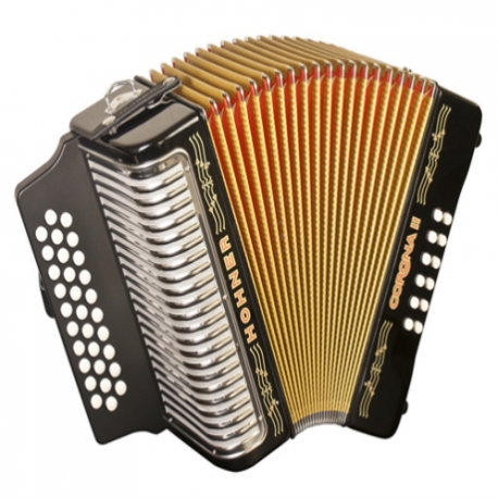 ACORDEON HOHNER CORONA II DIAT.SOL-DO-FA N MOD. A5621S  1000222 - Envío Gratuito