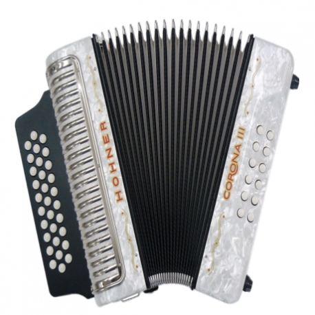 ACORDEON HOHNER CORONA III DIAT.FA-SIB-MIB MOD. A5742S  1000245 - Envío Gratuito