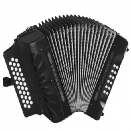 ACORDEON HOHNER EL REY DEL VALLENATO DIAT. MOD. A4966S 1100621 - Envío Gratuito