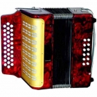 ACORDEON PARROT ACORDEON DIAT.SOL-DO-FA 12B. ROJO MOD. 3012RD GCF 1101551 - Envío Gratuito