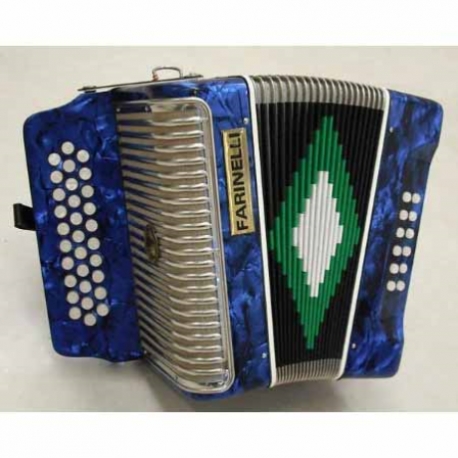 ACORDEON FARINELLI ACORDEON DIATONICO FA AZUL 3012FAA 3012FAA - Envío Gratuito