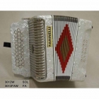 ACORDEON FARINELLI ACORDEON DIATONICO FA BLANCO 3012FAW  3012FAW - Envío Gratuito