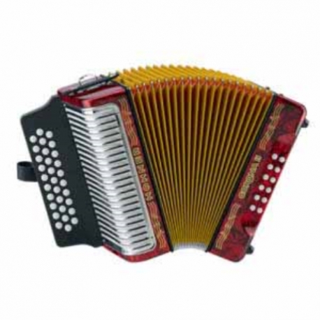 ACORDEON HOHNER ACORDEON CORONAII,DIAT.SOL-DO-FA,RO MOD. A5623S 1000208 - Envío Gratuito