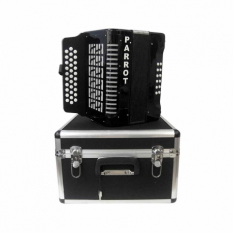 ACORDEON PARROT ACORDEON DIAT.FA-SI-MI 12B. NGO. MOD. 3012BK FBE 1101549 - Envío Gratuito