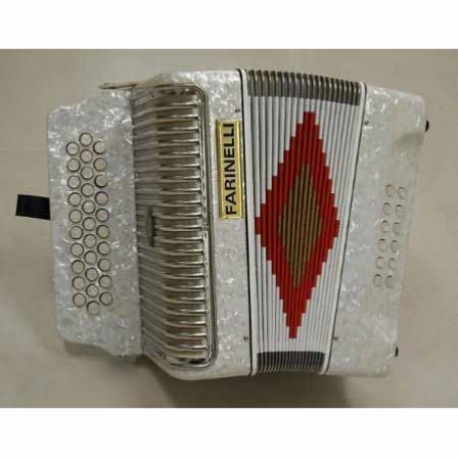 ACORDEON FARINELLI ACORDEON DIATONICO SOL BLANCO 3012W  3012W - Envío Gratuito