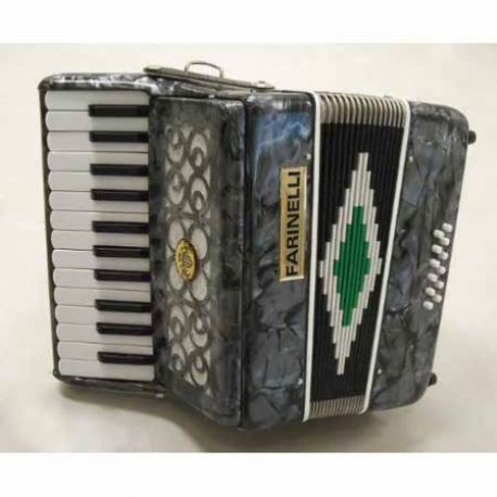 ACORDEON FARINELLI ACORDEON TECLAS GRIS 2512 HILL 4 VOCES 1302G - Envío Gratuito