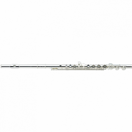 Flauta YAMAHA Flauta Transversal estándar plateada, sol desalineado, llaves abiertas, con mecanismo de mi partido  BYFL271-3 - E