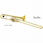 Trombon SILVERTONE TROMBON DE EMBOLOS/VARAS SIb/Fa LAQUEADO SL-930L SLTB017 - Envío Gratuito