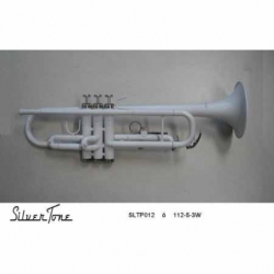 Trompeta SILVERTONE TROMPETA SIb BLANCA DOBLE LLAVE 3W  SLTP012 - Envío Gratuito