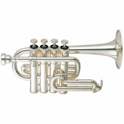 Trompeta YAMAHA Trompeta Picolo Profesional A/Bb, con receptores para Bb/A  BYTR6810S - Envío Gratuito