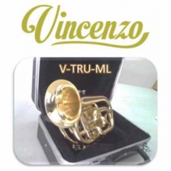 Trompeta VINCENZO Trompeta Pocket Mini Laqueada  V-TRU-ML - Envío Gratuito