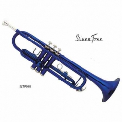 Trompeta SILVERTONE TROMPETA SIb AZUL DOBLE LLAVE 3BL SLTP010 - Envío Gratuito