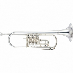 Trompeta YAMAHA Trompeta Custom de rotores en Bb, plateada  BYTR938FFMS - Envío Gratuito