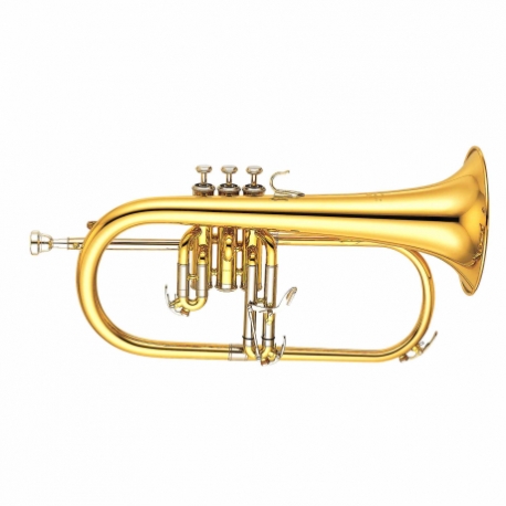 Flugerhorn YAMAHA Fluegelhorn Bugle Profesional en Bb, campana en latón dorado (Gold-brass) BYFH631G - Envío Gratuito