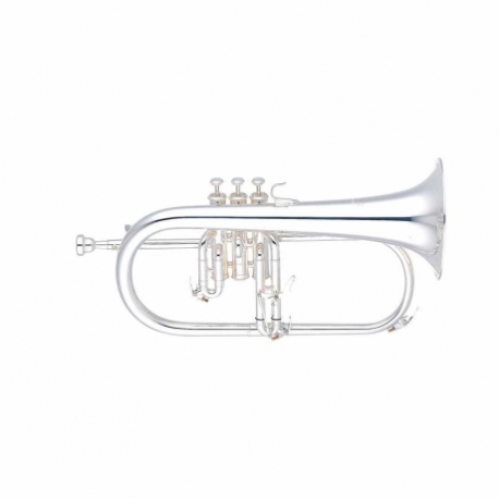 Flugerhorn YAMAHA Fluegelhorn Bugle Profesional en Bb, campana en latón dorado (Gold-brass), plateado BYFH631GS - Envío Gratuito