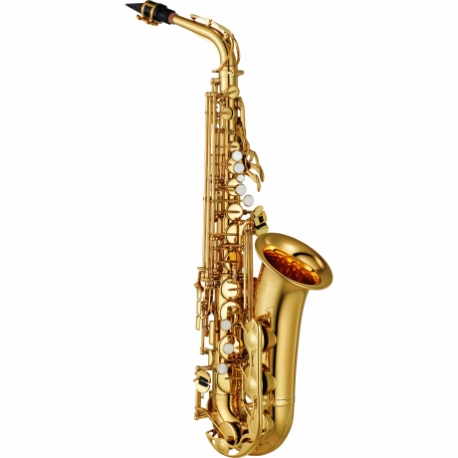 Saxofon YAMAHA Saxofón Alto Mi bemol  estándar con llave de Fa y Fa frontal  BYAS-280 - Envío Gratuito