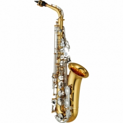 Saxofon YAMAHA Saxofón Alto Mi bemol (Eb) estándar llaves niqueladas  BYAS26 - Envío Gratuito