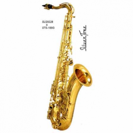Saxofon SILVERTONE SAXOFON TENOR SIb DORADO TIPO YAMAHA  SLSX028 - Envío Gratuito