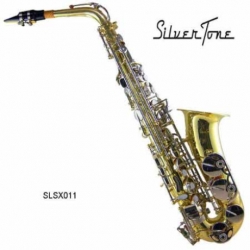 Saxofon SILVERTONE SAXOFON ALTO Eb COMBINADO LAC / NIQ SAS-200L/N SLSX011 - Envío Gratuito