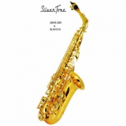 Saxofon SILVERTONE SAXOFON ALTO Eb Y-62 DORADO SAS-260 SLSX013 - Envío Gratuito