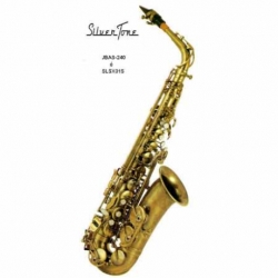 Saxofon SILVERTONE SAXOFON ALTO Eb TERMINADO ANTIGUO SAS-240  SLSX015 - Envío Gratuito