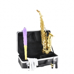 Saxofon BLESSING SAX SOPRANO SIB LAQUEADO CURVO CON ESTUCHE  4100277 - Envío Gratuito