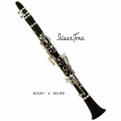 Clarinet SILVERTONE CLARINETE REQUINTO NEGRO 570 SISTEMA BOEHM 17 LLA  SLCL011 - Envío Gratuito