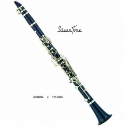 Clarinet SILVERTONE CLARINETE AZUL OSCURO ABS SISTEMA BOEHM 17 LLAVES SLCL004 - Envío Gratuito