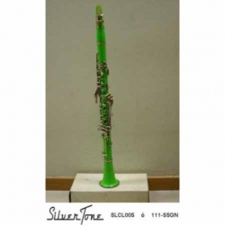 Clarinet SILVERTONE CLARINETE VERDE ABS SISTEMA BOEHM 17 LLAVES  SLCL005 - Envío Gratuito