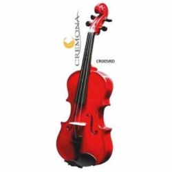 Violin CREMONA VIOLIN ESTUDIANTE 4/4 ROJO BRILLANTE  CR005RD - Envío Gratuito