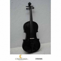 Violin CREMONA VIOLIN ESTUDIANTE 4/4 NEGRO BRILLANTE  CR005BK - Envío Gratuito
