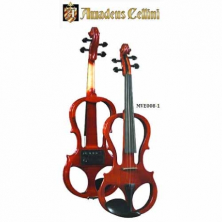 Violin AMADEUS VIOLIN ELECTRICO 4/4 MAPLE PARTS EBANO CELLINI  MVE008-1 - Envío Gratuito