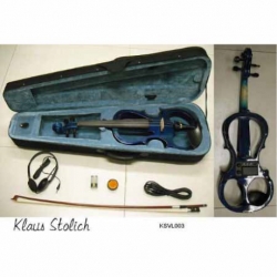 Violin KLAUS STOLICH VIOLIN ELECTRICO 4/4 AZUL OSCURO CLASICO 1  KSVL003 - Envío Gratuito